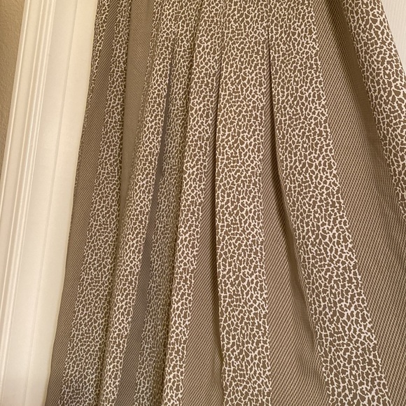 Vintage Lawrence Greer 2 piece Animal Print Pleated Skirt Set 🦒 Giraffe Print - Picture 10 of 12